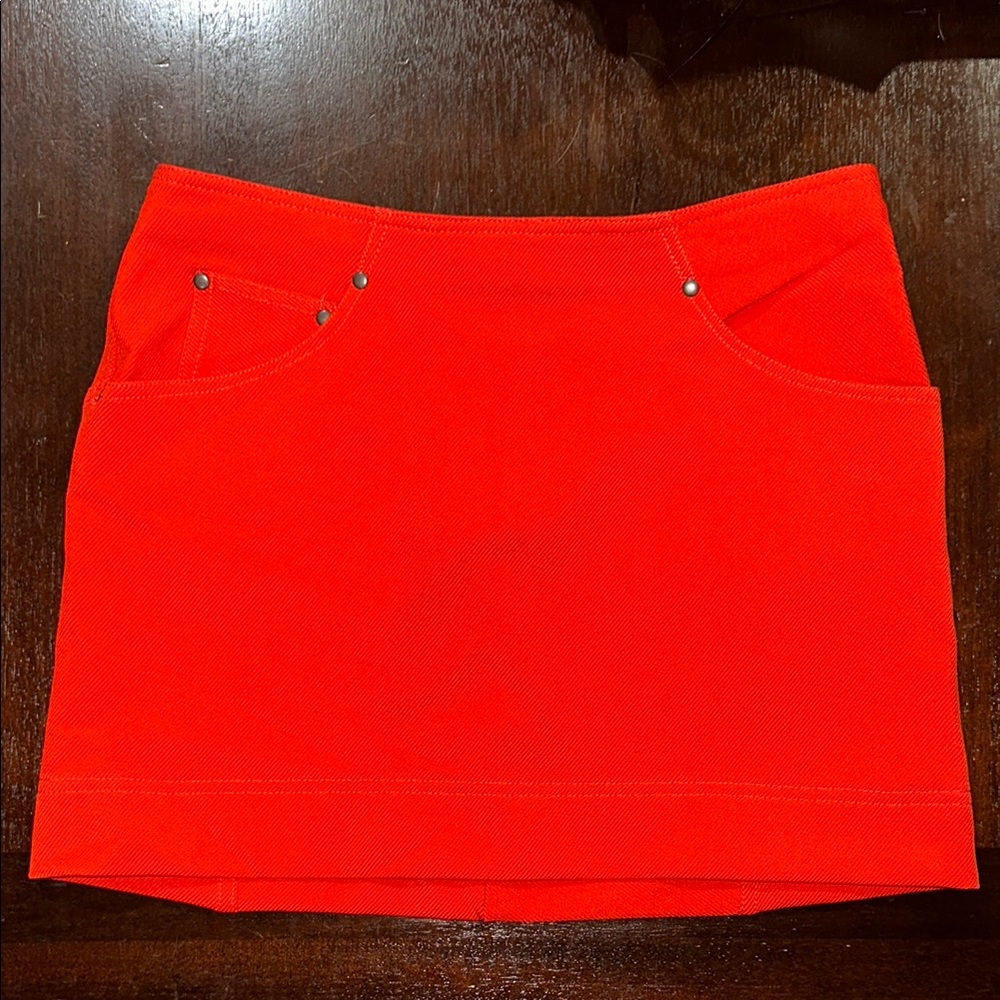Vibrant Orange Women's Skirt